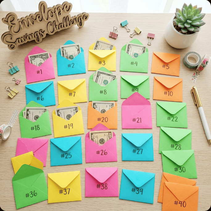 Visual guide to creating a monthly budget with savings, wants, and needs categories.