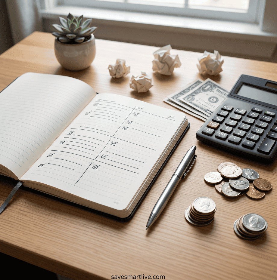 Budget planning chart for managing primary job, side hustle, and other income sources.