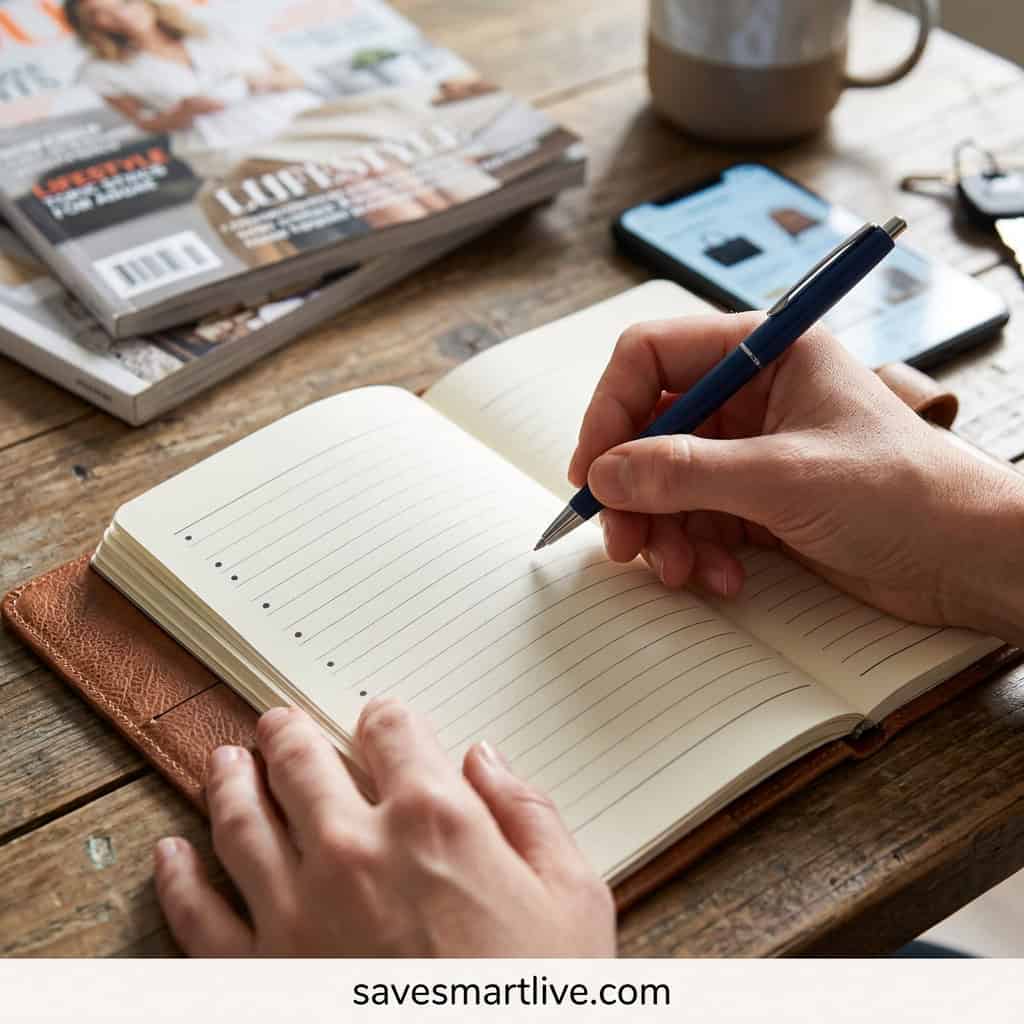Write Down Wants Instead of Shopping