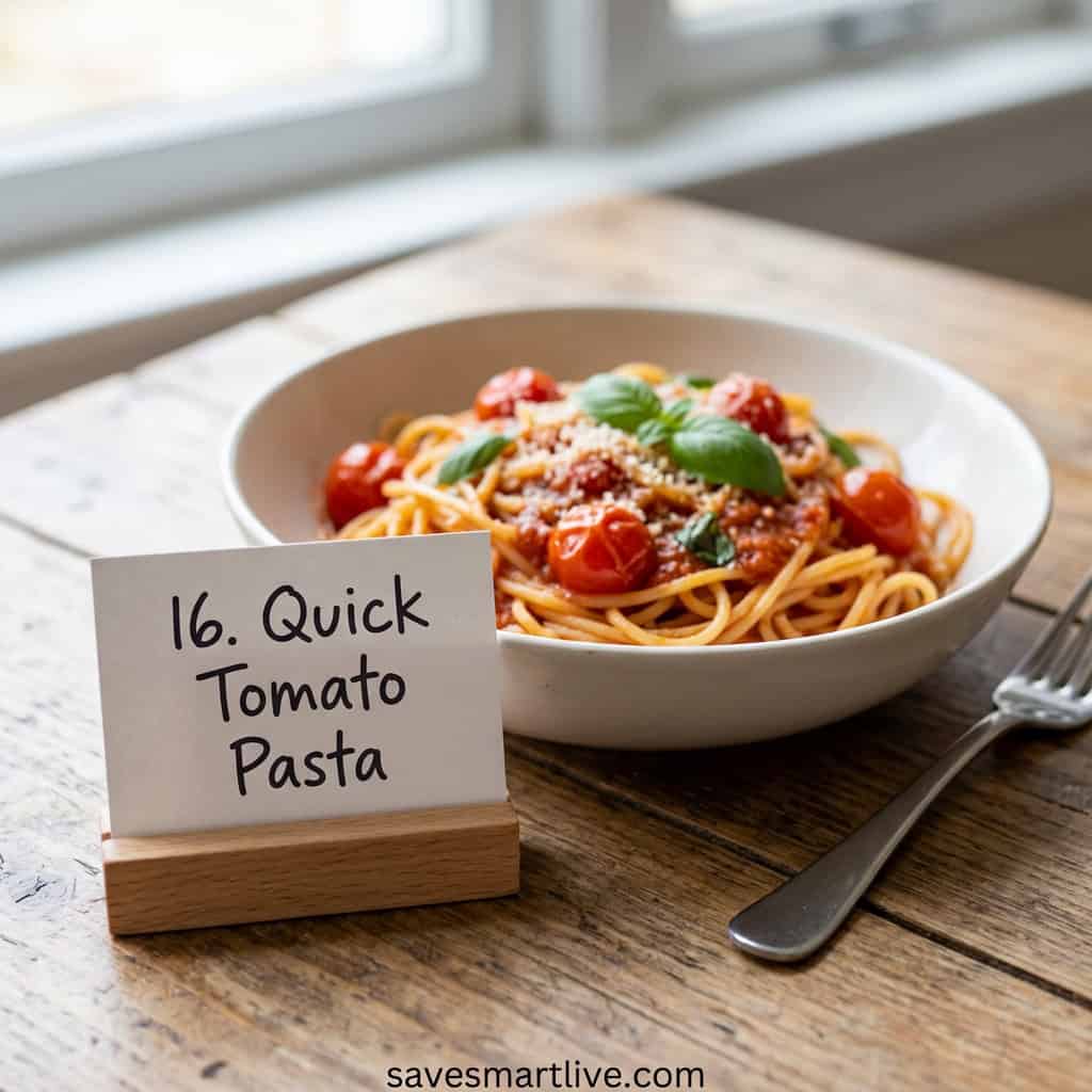 Fast Tomato Pasta With Pantry Staples