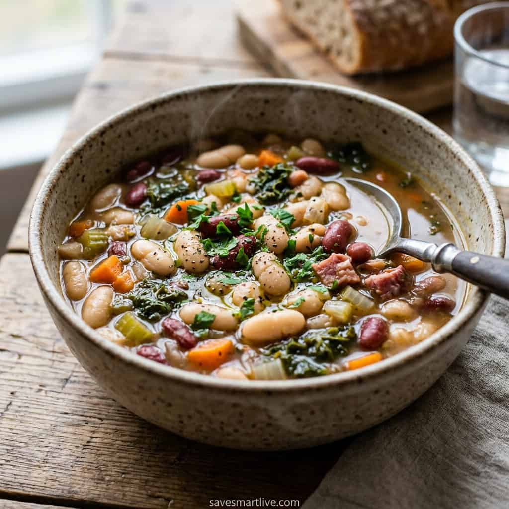 Hearty Bean Soup for Cheap Dinners