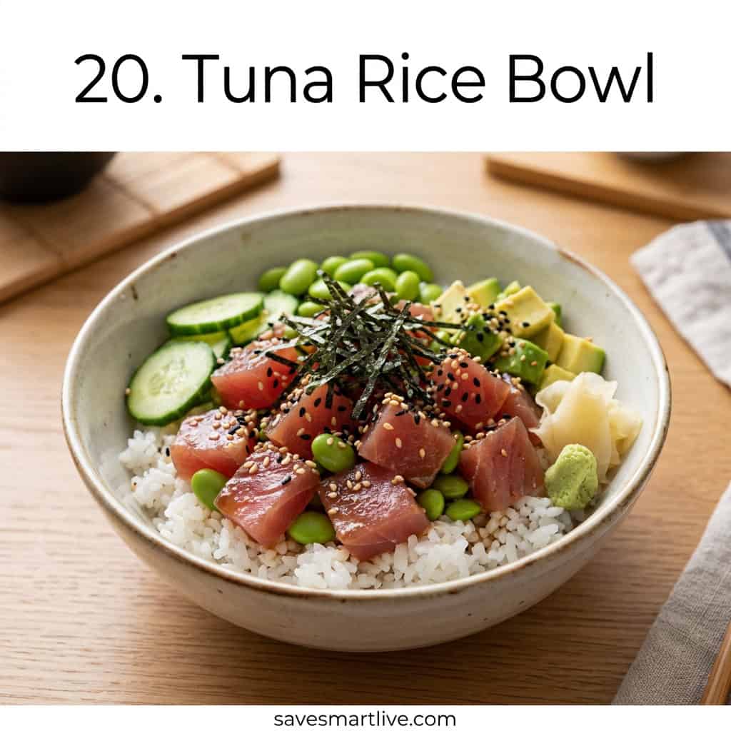 Budget-Friendly Tuna & Rice Bowl