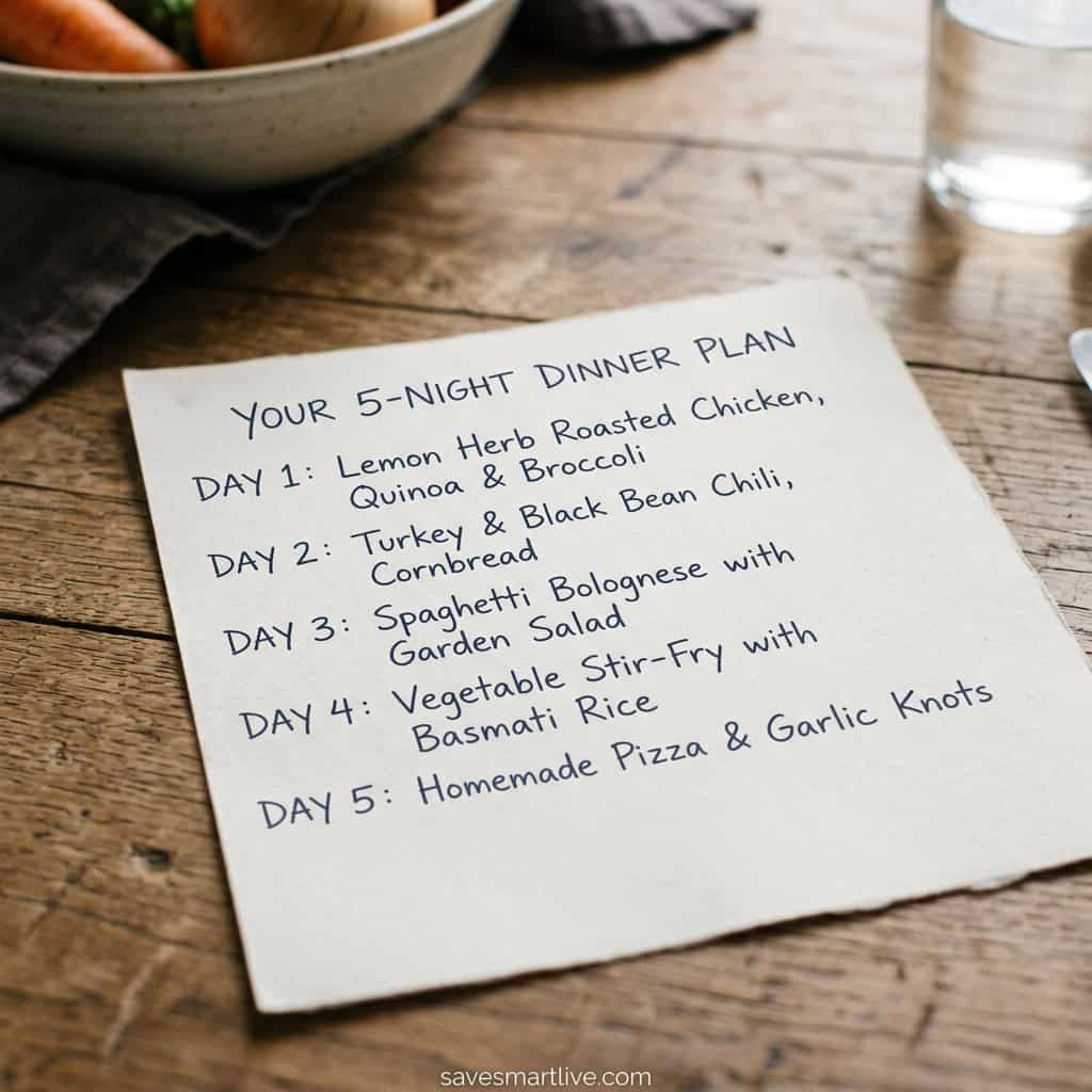5 Easy Meals for the Week