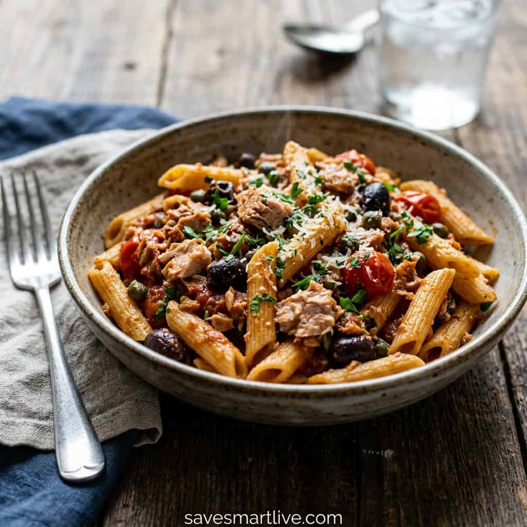Cheap & Easy Creamy Tuna Pasta