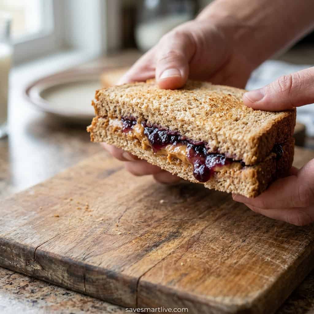 The Classic Peanut Butter & Jelly Sandwich