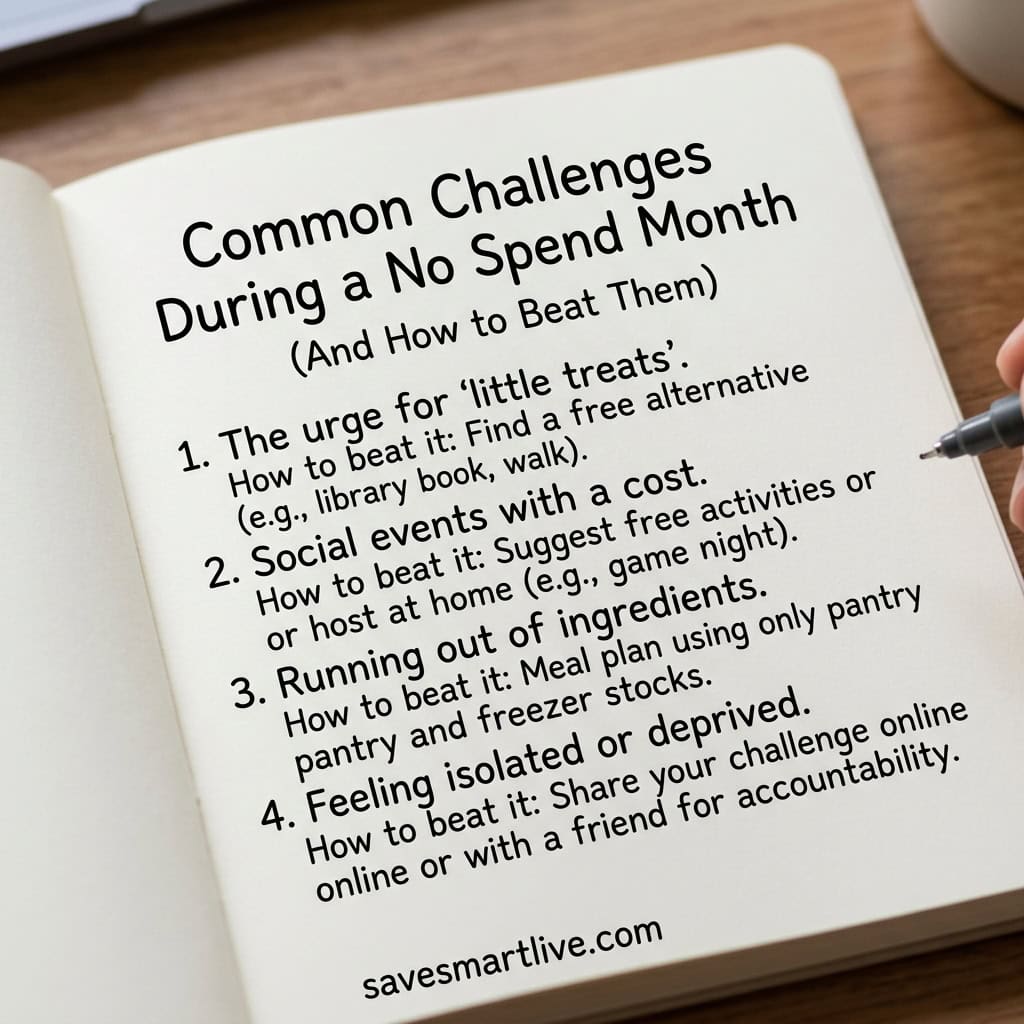 Biggest No Spend Month Struggles & Solutions