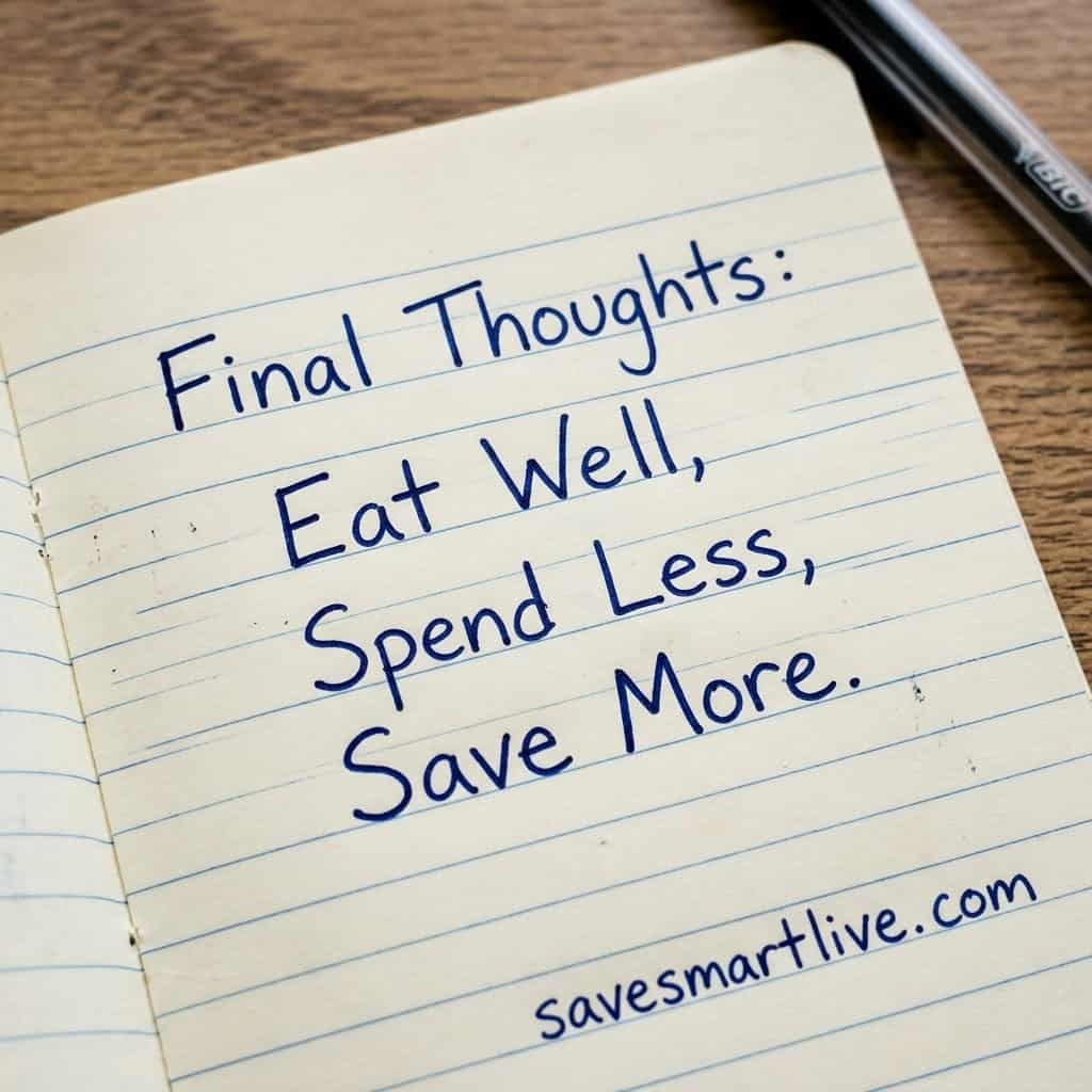 9 simple ways to eat healthy while spending less and saving money