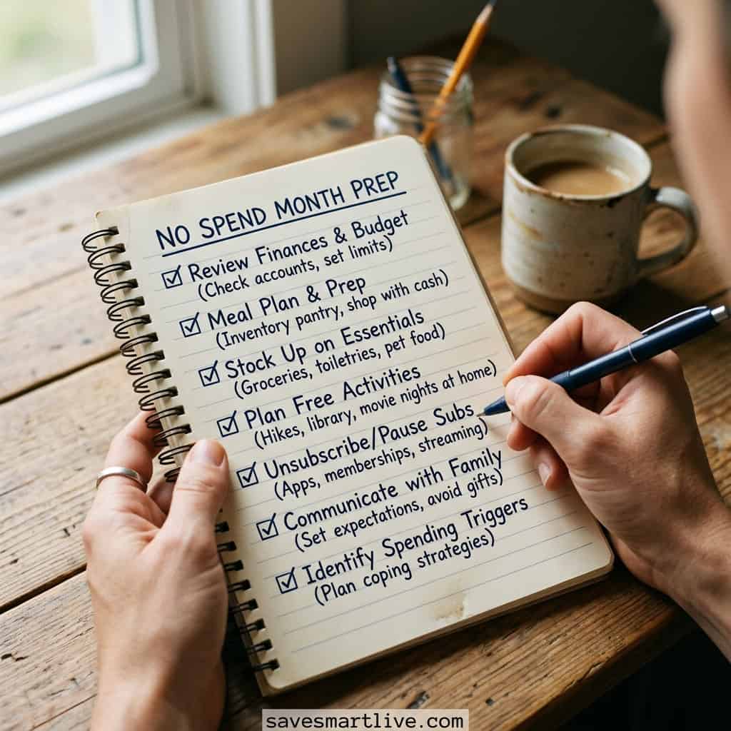 Simple Ways to Get Ready for a No Spend Challenge