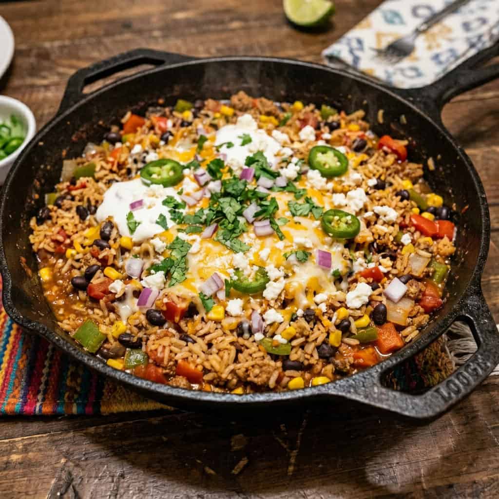 Day 2: Flavorful Mexican Rice Skillet