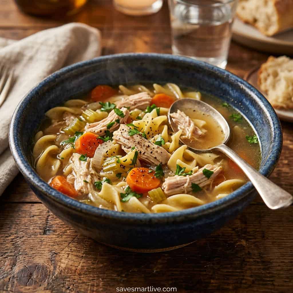 Day 3: Warm & Cozy Chicken Noodle Soup