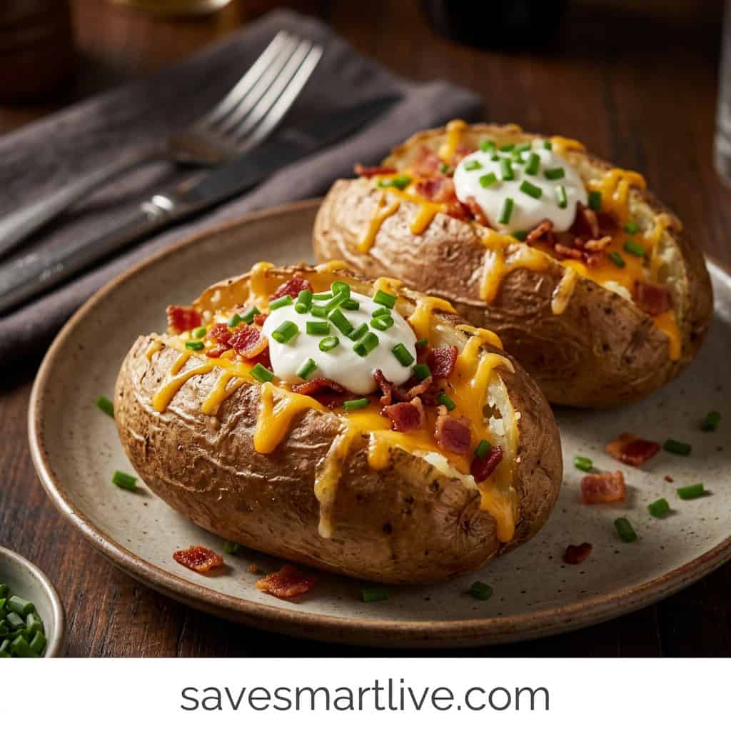 Day 5: Hearty Loaded Baked Potatoes